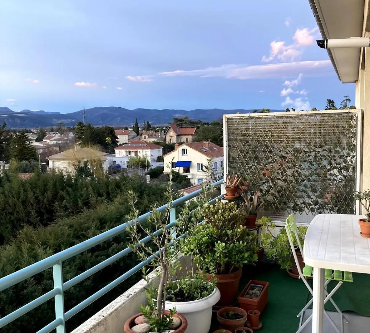 Grand Appartement Lumineux Avec Vue Sur L'Ardeche Montélimar 0*,